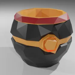 Lowpoly / Normal Luxury Ball Vase