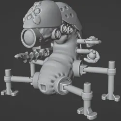 Maggot Supersoldier with Bolt Gun
