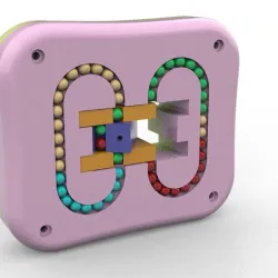 MAGIC BEAN ROTATING CUBE 3D model