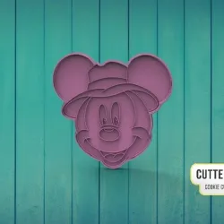 Mickey Mouse Safari Face Cookie cutter