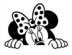 Minnie Mouse Stencil