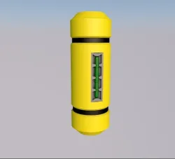 Monster Inc scream canister box