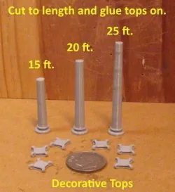 N Scale -- Building Columns