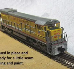 N Scale Kato U30C 3D Printed Coupler Conversion..........