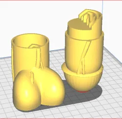 Penis Grinder / Cock Cruncher / Dildo Herb Grinder
