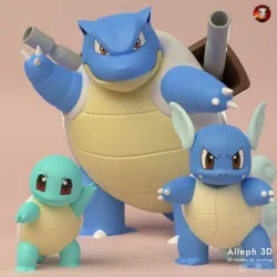 Pokemon squirtle evolution pack