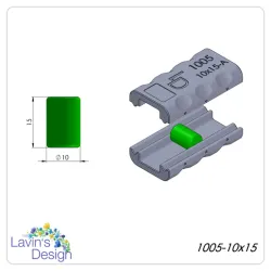 POLYMER CLAY BEAD ROLLER / CYLINDER SHAPE / LED1005-10x15