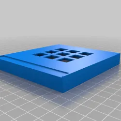PSX Style Macro Pad (3x3 Mechanical Keyboard)