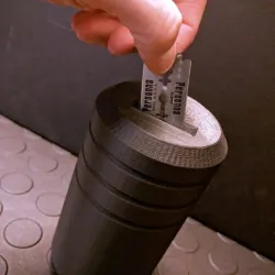 Razor Blade Bin - safe place to put used razor blades