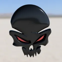 RM HD Skull Wall Art