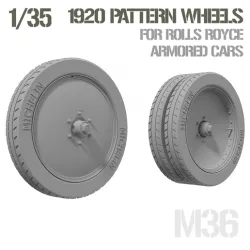 Rolls Royce 1920 Pattern Dish Wheels 1/35
