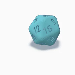 Rounded Dice set