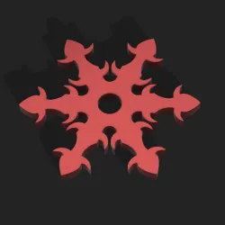 Satan's Snowflake Ornament