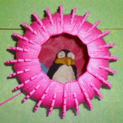 Sea Urchin Birdhouse - pre-assembled & expandable