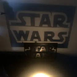 SHAPE PROJECTION WITH CANDLE Star Wars