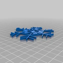 snowflake ornament