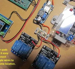 Solder pads