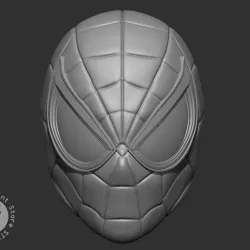Spiderman Mask From Marvel Comics - Fan Art 3D print model