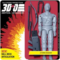 Storm Shadow // GI Joe // O-Ring Action Figure