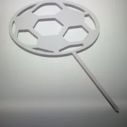 Topper cake soccer ball