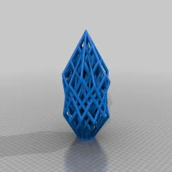 Ultra Customized Lattice Cube Sculpture