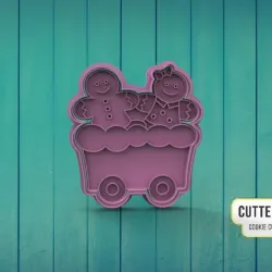 Vagon Gingerbread Man and Lady Wagon Cookie Cutter Gingerbread Dolls
