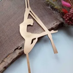 Vertical topper Gymnast in fabrics