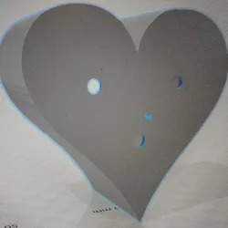 Wall Mounted heart shaped drawer 660deepx100mm wide 95mm tall