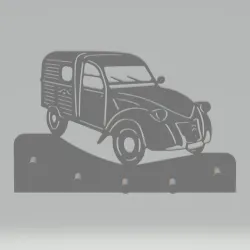 Wall-mounted key ring 2CV van AK