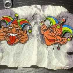 Williams Jokerz Pinball Promotional Joker Faces