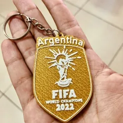 world champion argentina fifa keychain