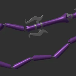 Zidian whip of Jiang Cheng