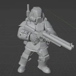 15mm Doomed Shotgun Troopers