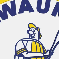 1970's Milwaukee Brewers Logo for Wall Mounting