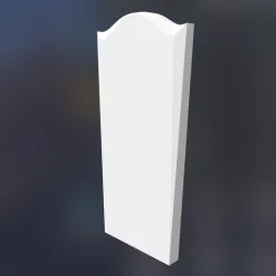 3d headstone model - shoulders