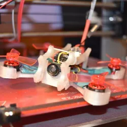 3d printed micro fpv brushless quadcopter for 1103 or 0806 motors