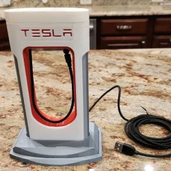 3D Printed TESLA Super Charger for your mobile devices
