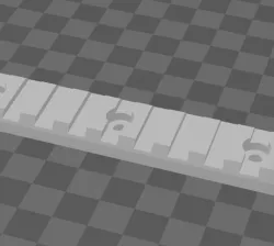9 SLOTS KEYMOD RAIL