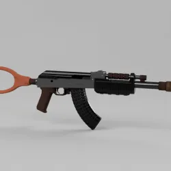 AK sort-of "RUST/Post Apo" by BENen3D