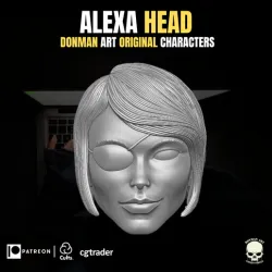 Alexa head for Action Figures