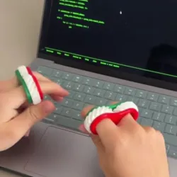 Anti-stress Fidget Spinner for two fingers