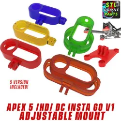 Apex 5 inch /HD/DC Insta Go V1 Adjustable Mount