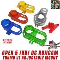 Apex 5 inch /HD/DC Runcam Thumb Adjustable Mount