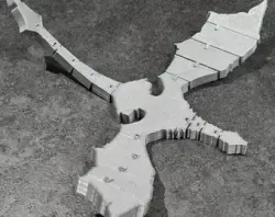 Articulated Dragon Toy - print in place