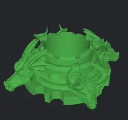 ASHTRAY DRAGONS ASHTRAY