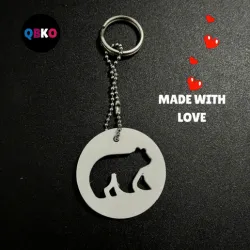 Bear keychain (print in place)
