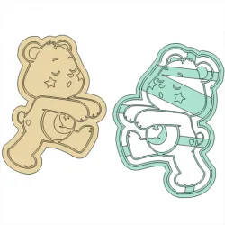 Bedtime Care Bear cookie Cutter