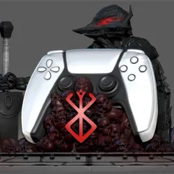 BERSERK GUTS PS4 PS5 CONTROLLER HOLDER ANIME FANTASY CHARACTER 3D PRINT