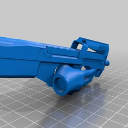 BJD Hand with magnet slot + P90
