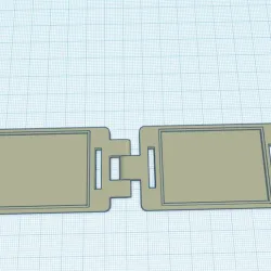 Blank Folding Mini Floor Sign